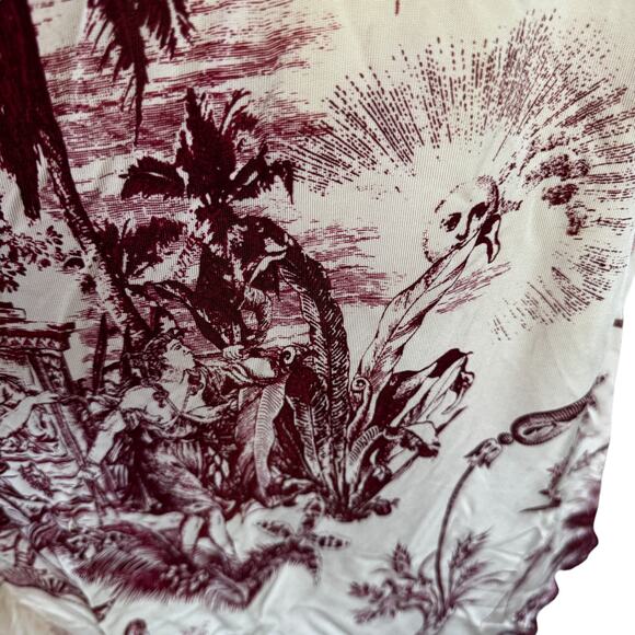 Jean Paul Gaultier Soleil Mixed Media Mesh Panel Lace Detail Dress Size XL - Picture 10 of 12